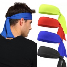 Color Elastic Sports Headband Sweatband Headwear