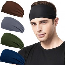 Color Elastic Sports Headband Sweatband Headwear