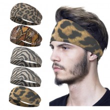 Color Elastic Sports Headband Sweatband Headwear