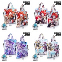Honkai Star Rail game drawstring handbag tote bag