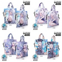 Blue Archive game drawstring handbag tote bag