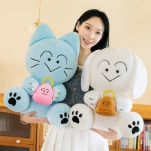 Cute Puppy and Kitten dog plush doll