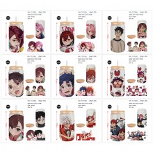Dandadan anime frosted glass cups 350ml/450ml