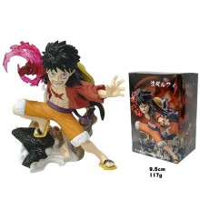 One Piece Flowing Cherry Monkey D Luffy anime figu...