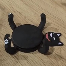 Creative 3D Print Funny Cute Cat Coasters