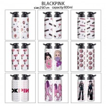 Black Pink star sports aluminum alloy bottle kettl...