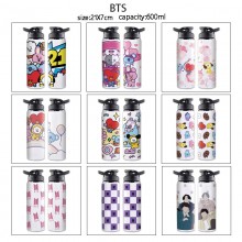 BTS BT21 star sports aluminum alloy bottle kettle ...