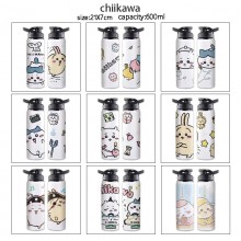 Chiikawa anime sports aluminum alloy bottle kettle...