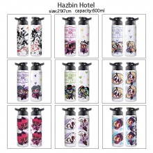 Hazbin Hotel anime sports aluminum alloy bottle ke...