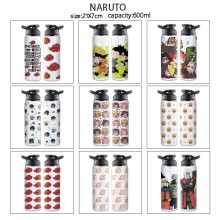 Naruto anime sports aluminum alloy bottle kettle m...