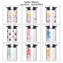 Sailor Moon anime sports aluminum alloy bottle ket...