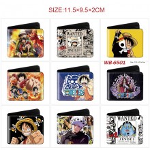 One Piece anime wallet purse