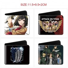 Attack on Titan anime wallet purse
