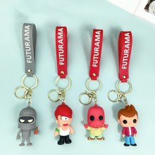 Futurama anime figure doll key chains