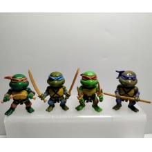4pcs/set Teenage Mutant Ninja Turtles anime figure...
