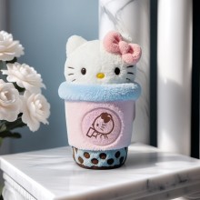 Hello Kitty Creative Milk Tea Cup Plush Doll