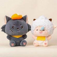 Cute Cartoon Little Sheep Grey Wolf Plush Doll