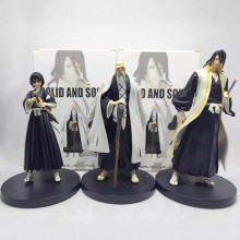 Bleach Kuchiki Rukia Byakuya Yamamoto Genryuusai Shigekuni anime figure