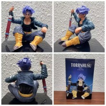 Dragon Ball Trunks sitting anime figure