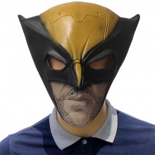Hallowee Deadpool Wolverine Cosplay Latex Mask