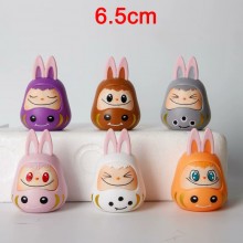 6PCS/set Labubu anime figures(OPP bag)