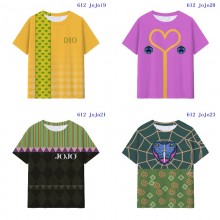 JoJo's Bizarre Adventure anime milk silk fabric t-...