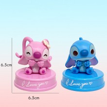 2pcs/set Stitch anime figures(OPP bag)