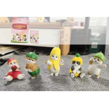 Cute Cat anime figures set(5pcs a set)