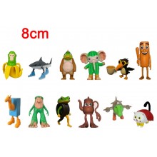12pcs/set Tralalelo Tralala Shimpanzini Bananini T...