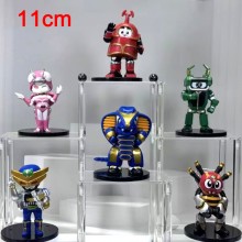 6pcs/set B-ROBO KABUTACK anime figures(OPP bag)