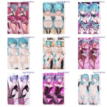Hatsune Miku anime two-sided long pillow adult bod...