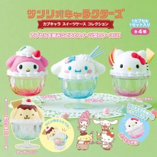 4pcs/set Sanrio Melody kitty Cinnamoroll Purin Ice...