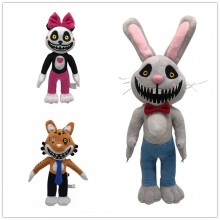 Mr Hopps Playhouse 2  Stuffed Tiger Rabbit Plush D...