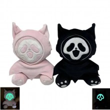 Ghostcat Face QC Hell Reaper Luminous Plush Doll