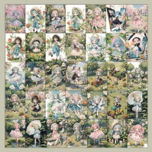 Lolita Girl anime waterproof stickers set(60pcs a ...