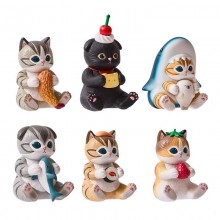 Mofusand Cats Hippers anime figures set(6pcs a set...