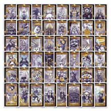 Cartoon Cool Tarot Card anime waterproof stickers set(60pcs a set)