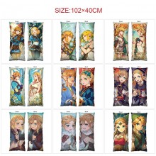 The Legend of Zelda game two-sided long pillowcase...