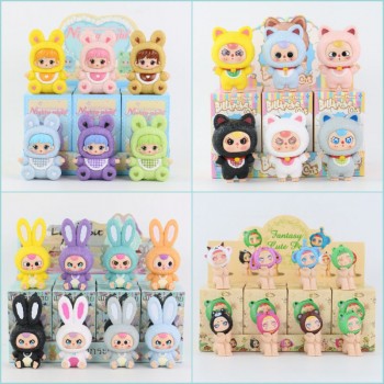 Labubu rabbit anime figures set(6pcs/8pcs a set)