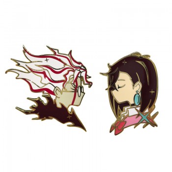 Dandadan anime Alloy Enamel Badges Brooch Pins