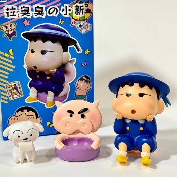 Crayon Shin-chan poop anime figures set
