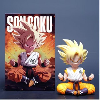 Dragon Ball Son Goku sitting anime figure 11cm
