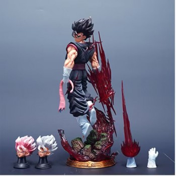 Dragon Ball Super Saiyan Vegetto anime figure 3 heads