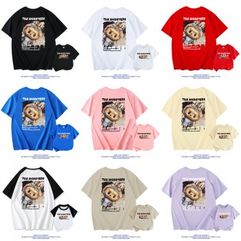 Labubu anime cotton round neck t-shirt