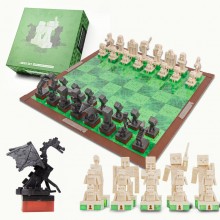 Minecraft game figures international chess a set
