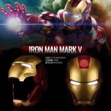 1:1 Iron Man MK5 Jarvis Touch Sensing Glow Helmet ...