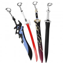 Honkai Star Rail Kafka Blade game mini alloy weapon swords key chain