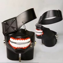 Tokyo ghoul Kaneki Ken Adjustable Zipper Cosplay Mask