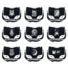 Attack on Titan waterproof nylon satchel shoulder bag