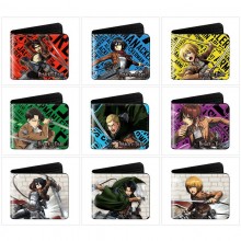 Attack on Titan anime wallet purse